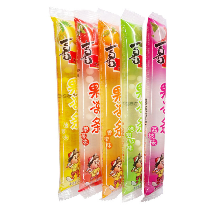 喜之郎果冻条水果乳酸小包散装3斤42根