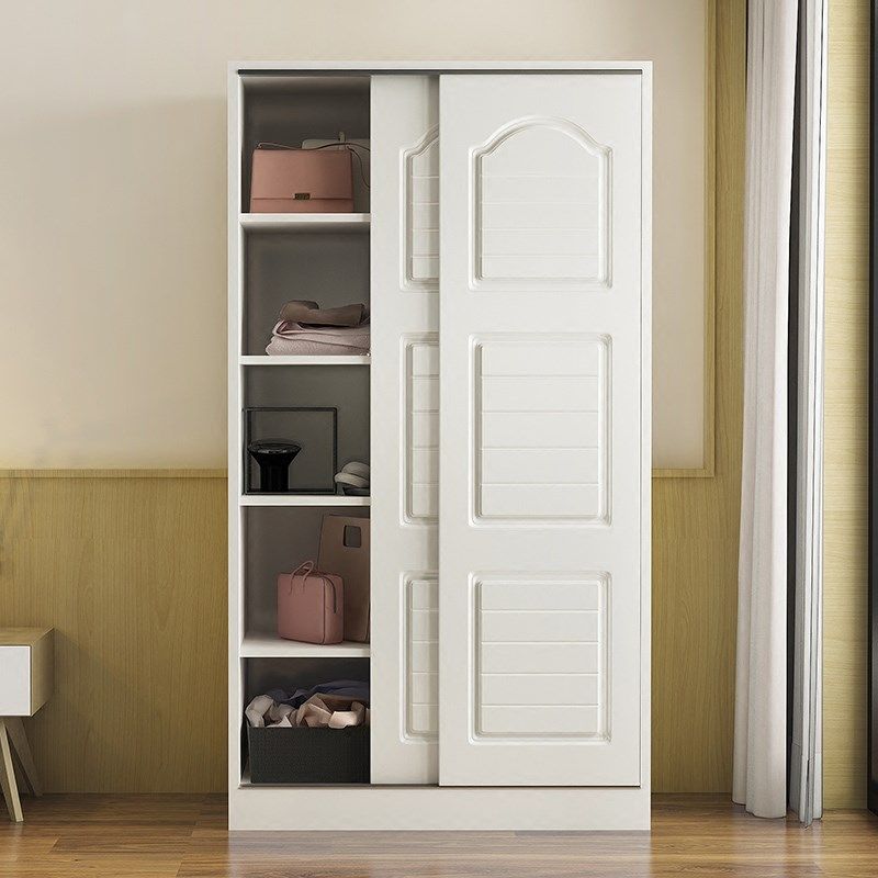 衣柜一米五宽1.5米推拉门大衣50cm带顶柜米高衣橱衣柜