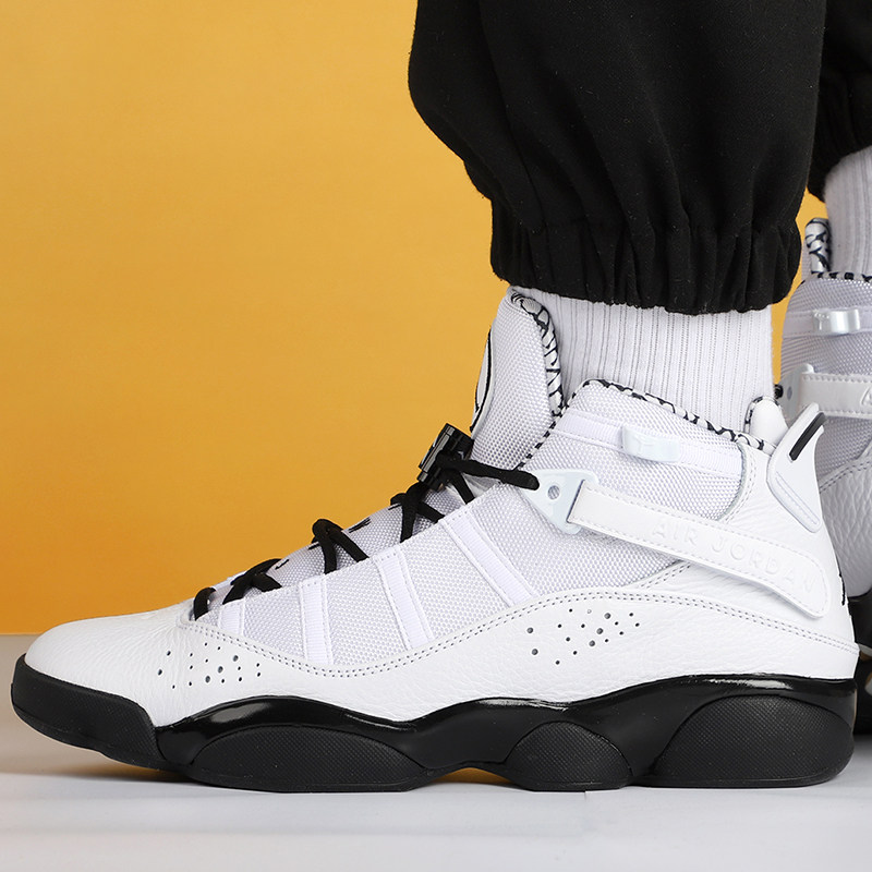 耐克男鞋2021新款jordanringsaj6熊猫黑白篮球篮球鞋