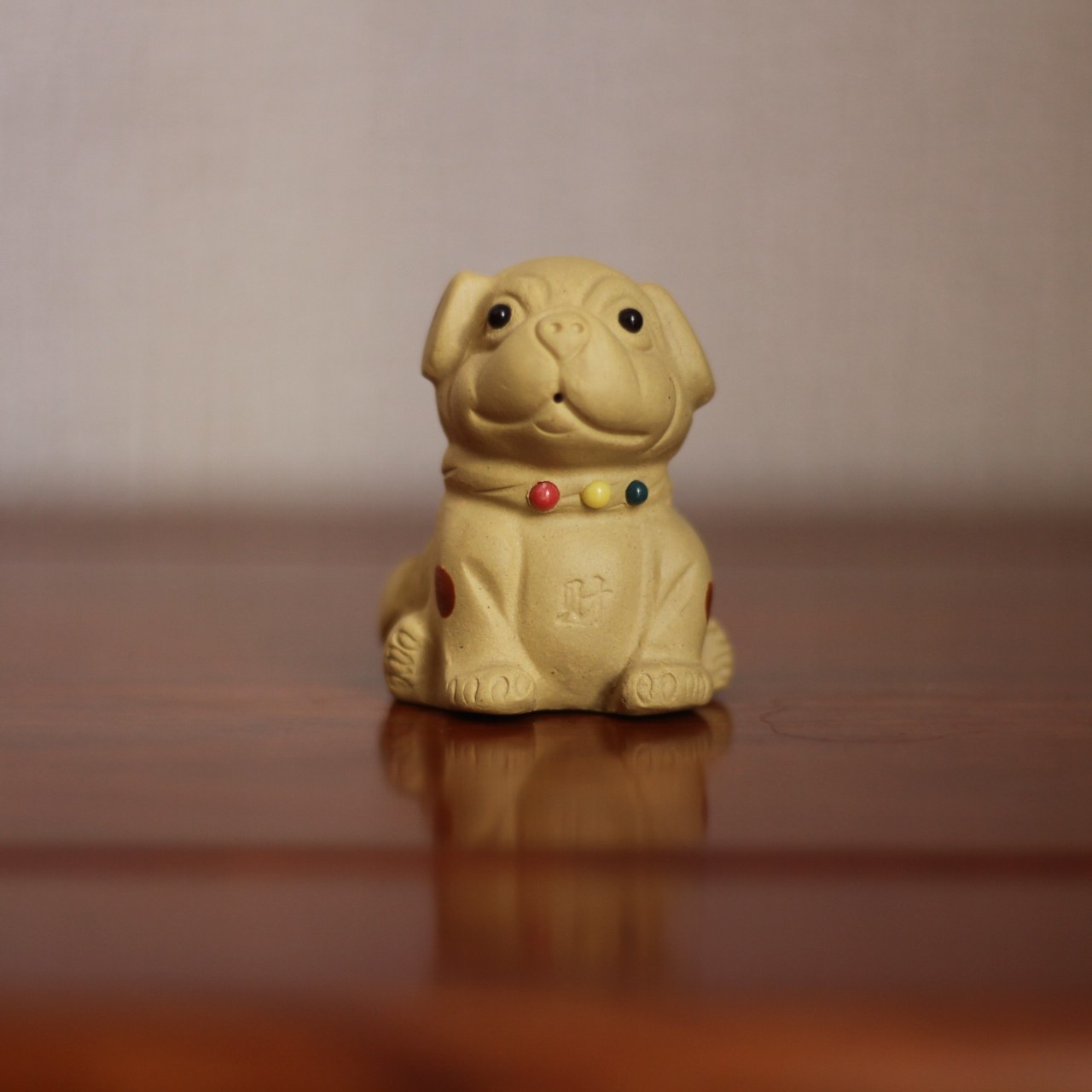 紫砂泥茶手办摆件手工艺品小狗十二生肖旺财手办