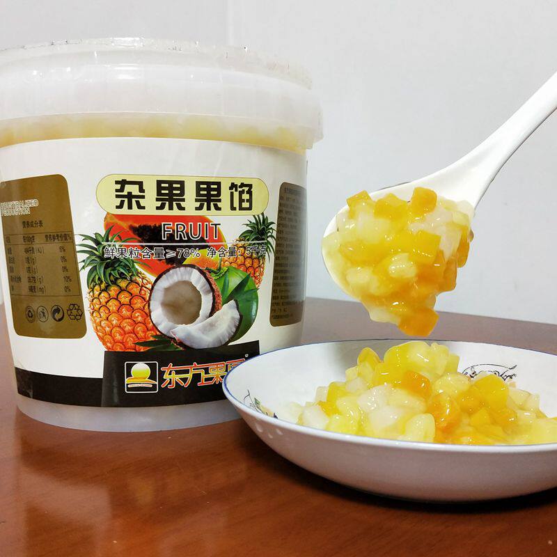 中麦果果烘焙果酱肉酱5kg杂果什锦其它原料