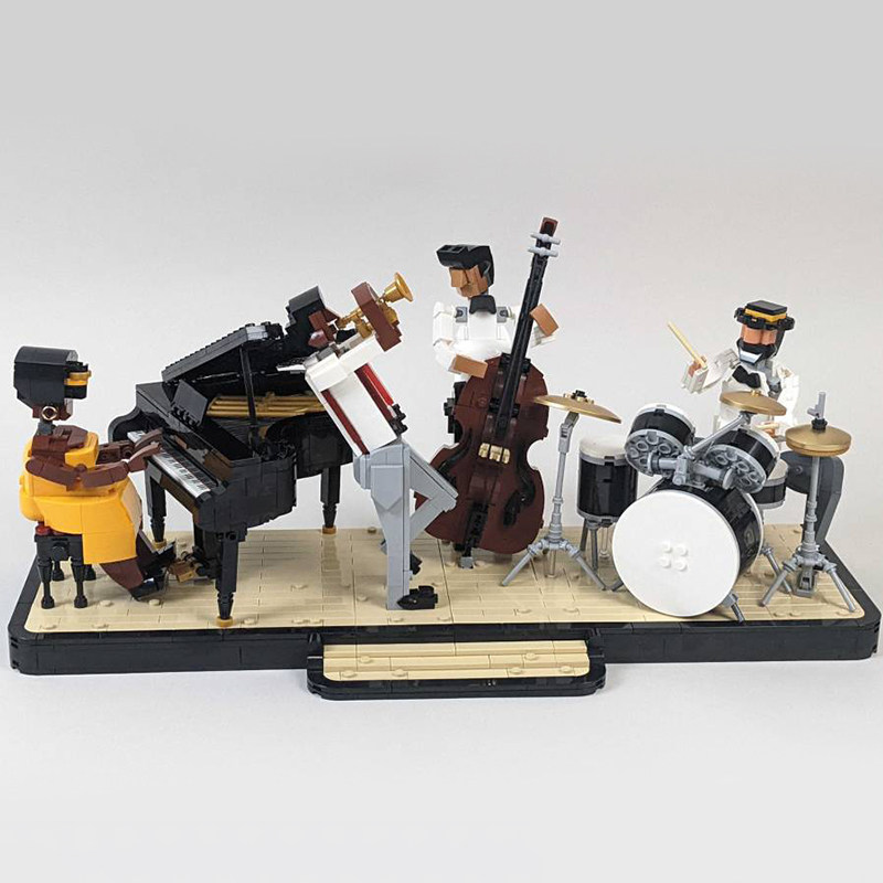 lego乐高21334爵士四重奏爵士乐队宝宝益智拼装积木礼物新款