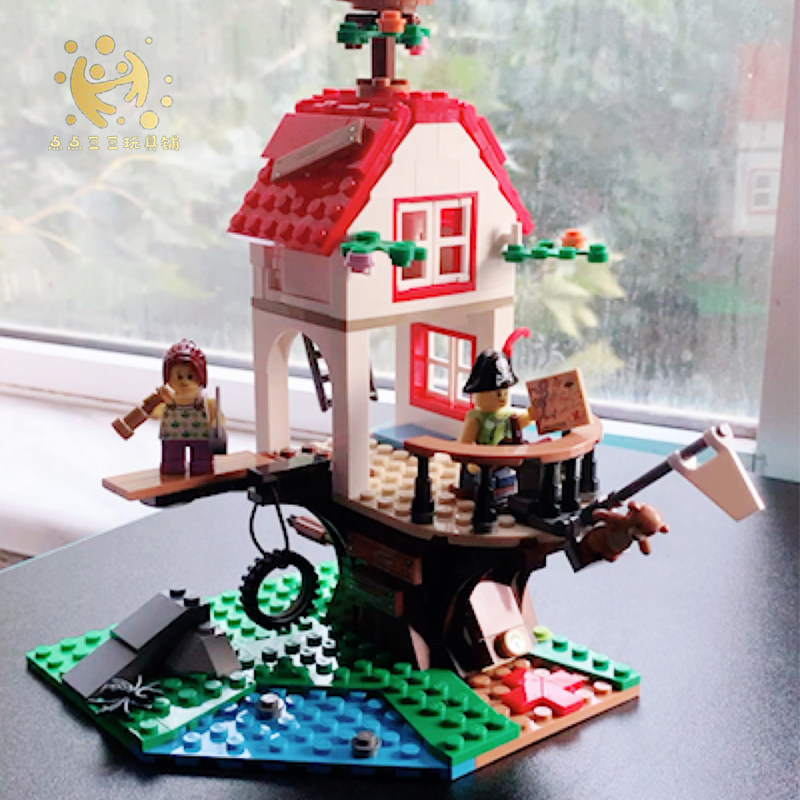 乐高积木三合一创意百变系列树屋宝藏31078男孩子塑料积木