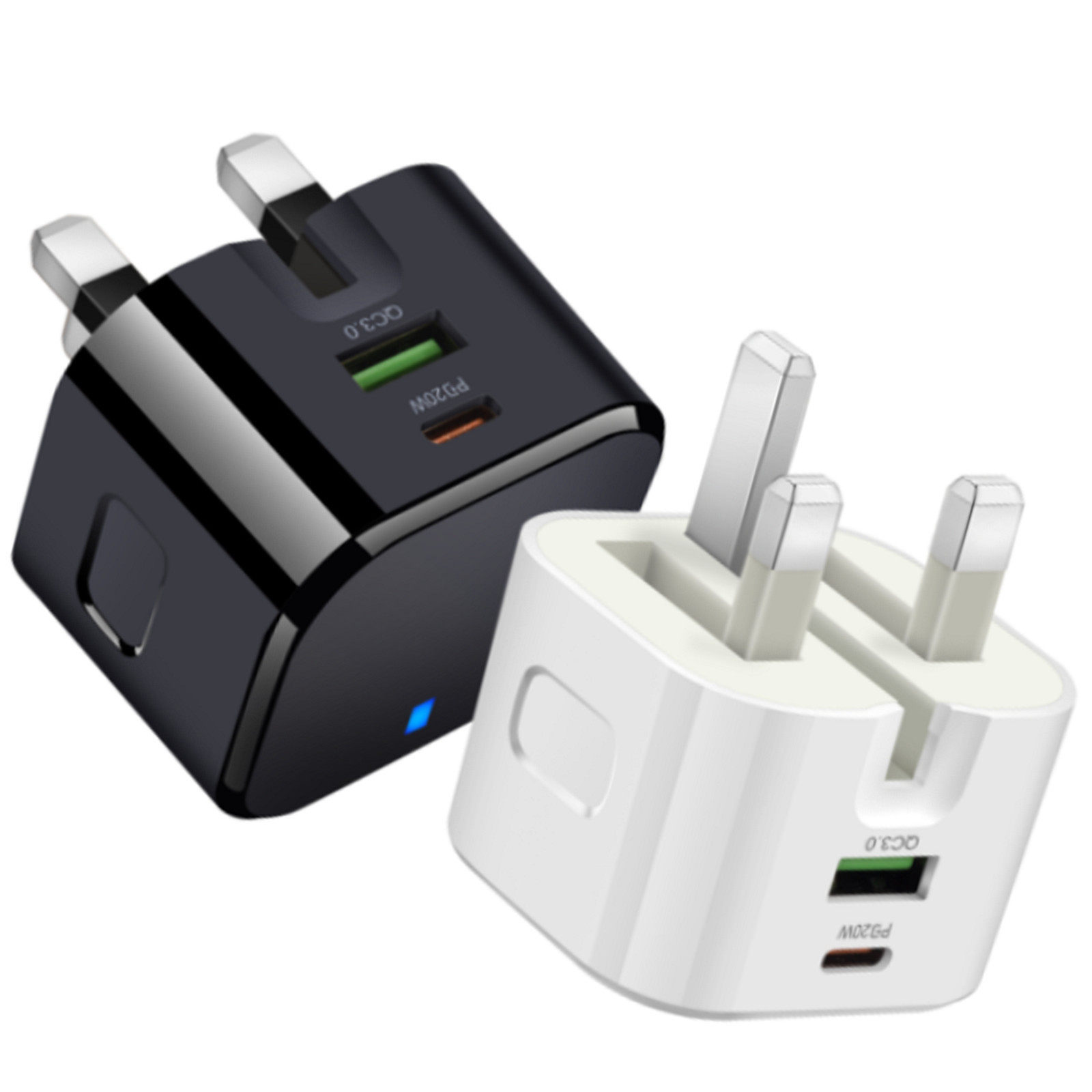 pd20w双口折叠英规充电器港版适用苹果iphone13充电手机充电器