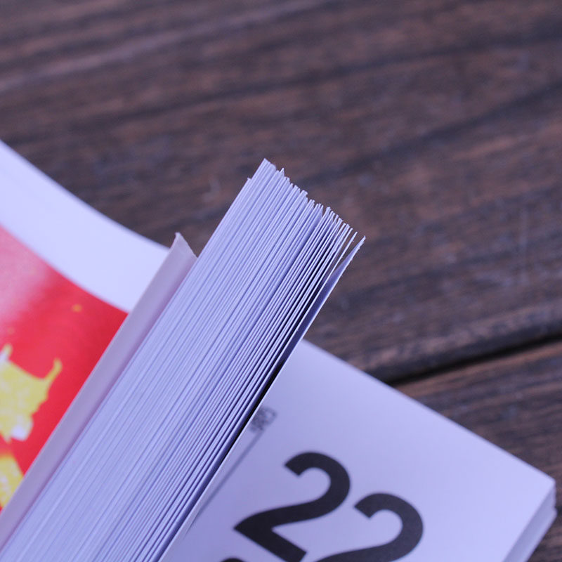 2021年加厚周历芯记事日历芯4 4.5 台历架芯可定制孔距 7.5 8.