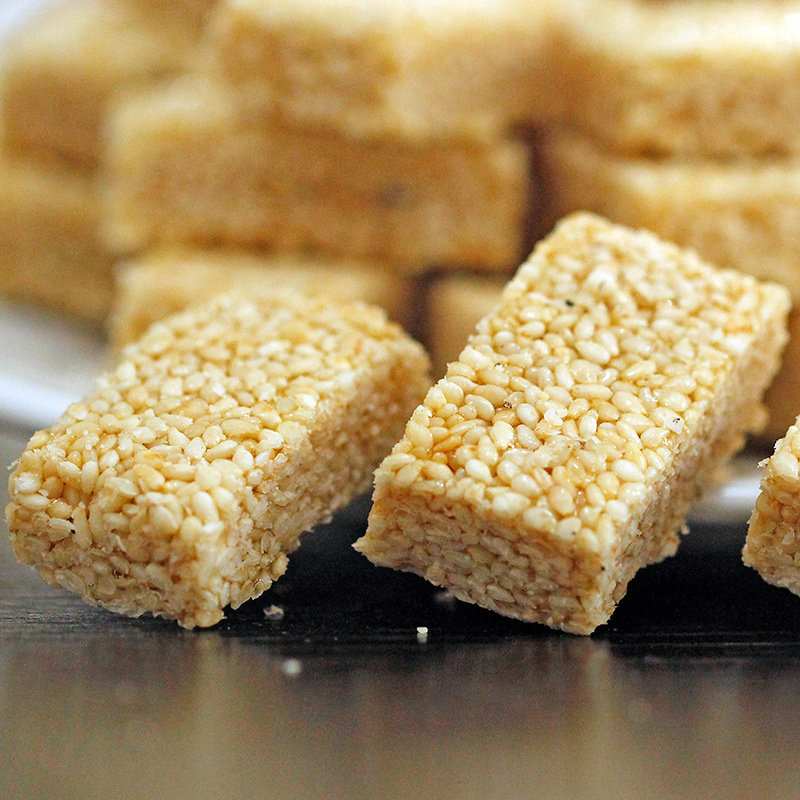 零食营养高钙孕妇白芝麻糖酥片杭州特产糕点传统中式糕点