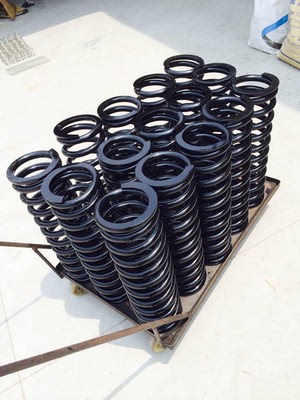 大弹簧压簧振动筛地颤舞台弹簧弓爬梯平板车长弹簧非标定做包邮