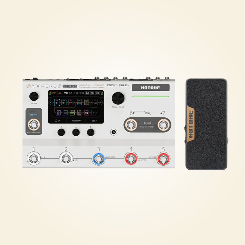 新品hotoneamperoiistomp2代吉他数字综合效果综合效果器