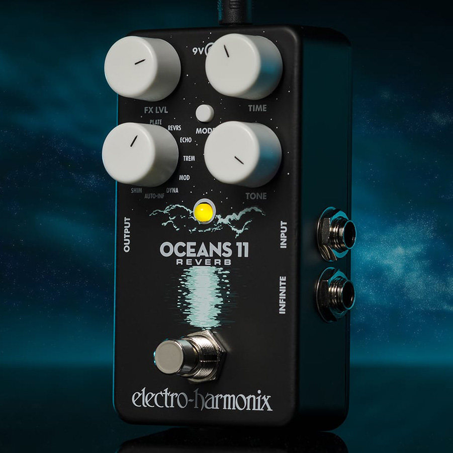 ehxoceansdualstereoreverb多模立体声混响单块效果单块效果器