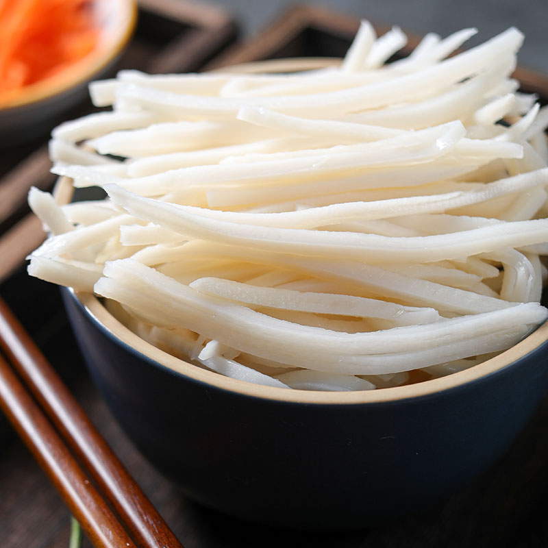 藕丝洪湖莲藕400g20袋新鲜切细藕条原味酒店餐饮莲藕