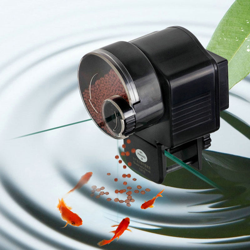 自动喂食器鱼缸自动投食器锦锂金鱼观赏鱼自动喂鱼器定时投食器