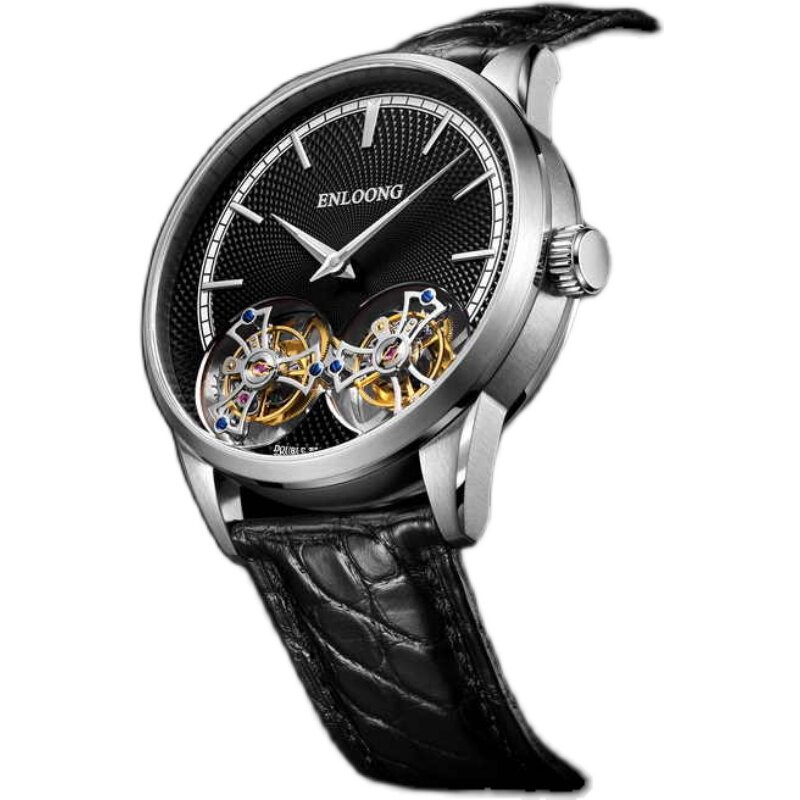 瑞士球体双陀飞轮镂空透底定制十大名牌男士国产腕表