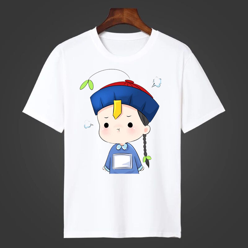 僵小鱼捡到一只小僵尸t恤男女生情侣装萌萌哒卡通二次元短袖衣服