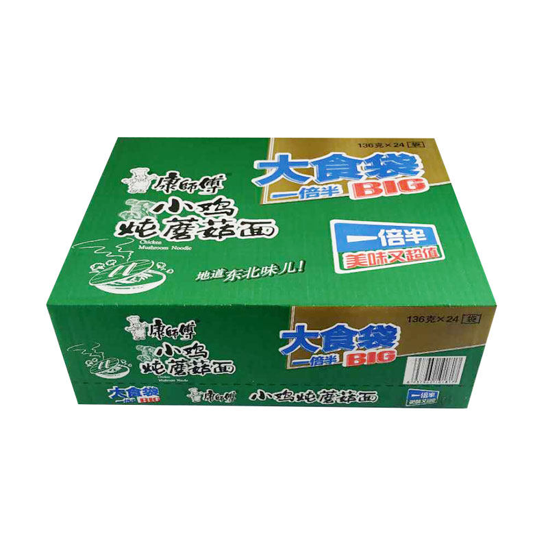 康师傅方便面大食袋一倍小鸡蘑菇136克袋装泡面速食冲泡方便面
