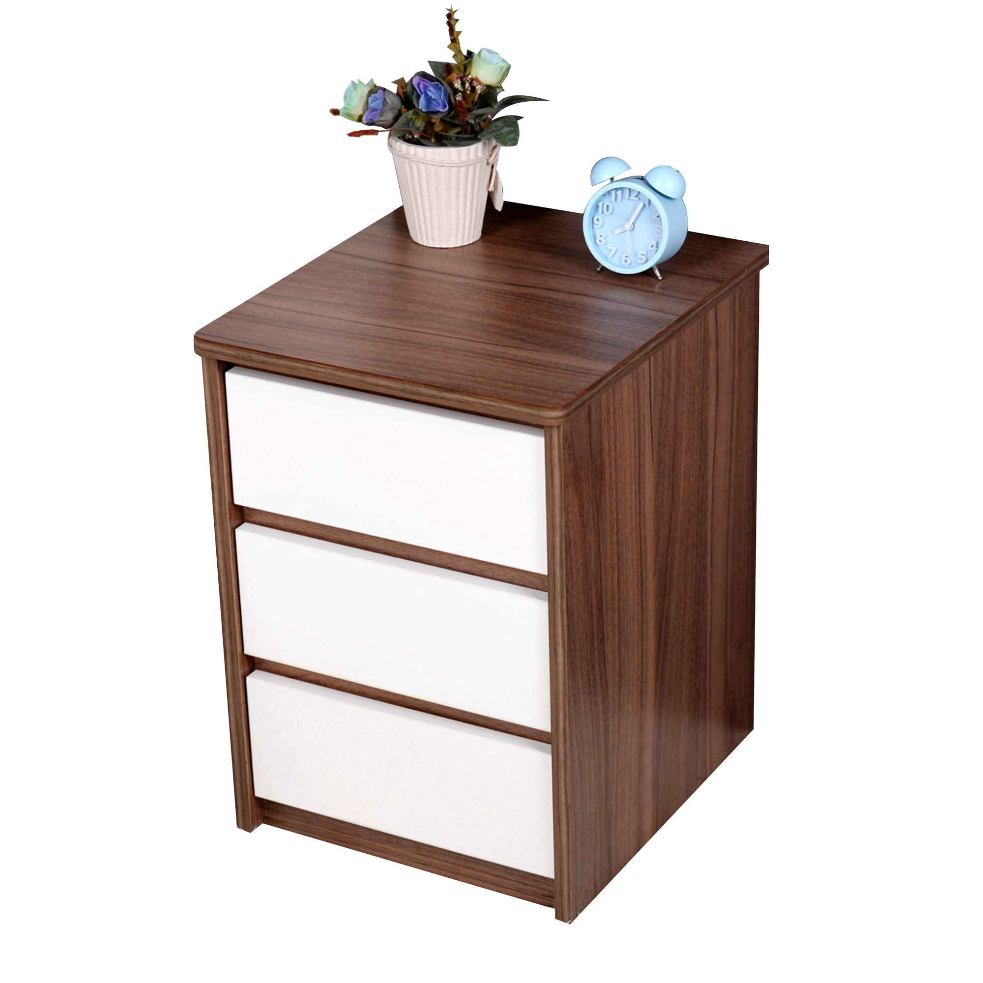 床头柜小型迷你简约现代实木纹小柜子定制储物收纳边柜25 30 35cm