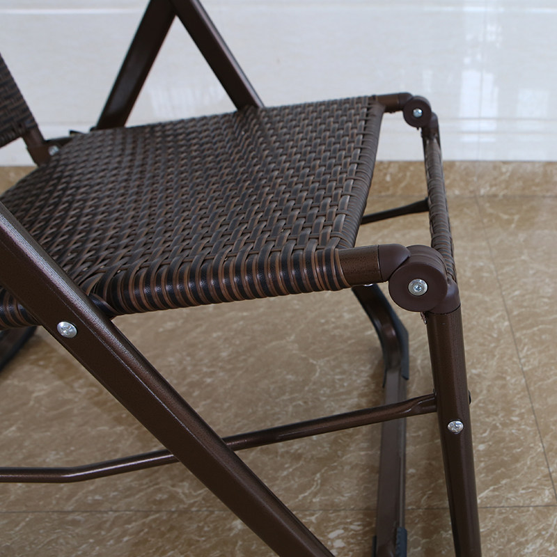 折叠躺椅坐躺靠背老人三折休闲家用阳台麻将折叠椅