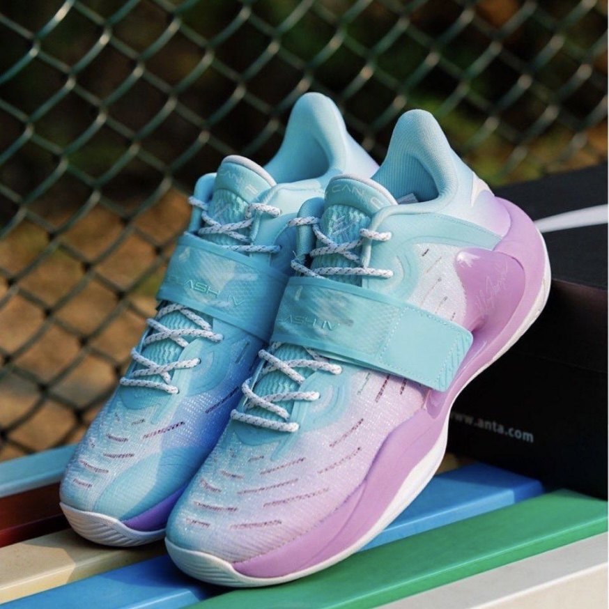 安踏水花4代篮球球鞋2022夏氮科技专业实战篮球鞋