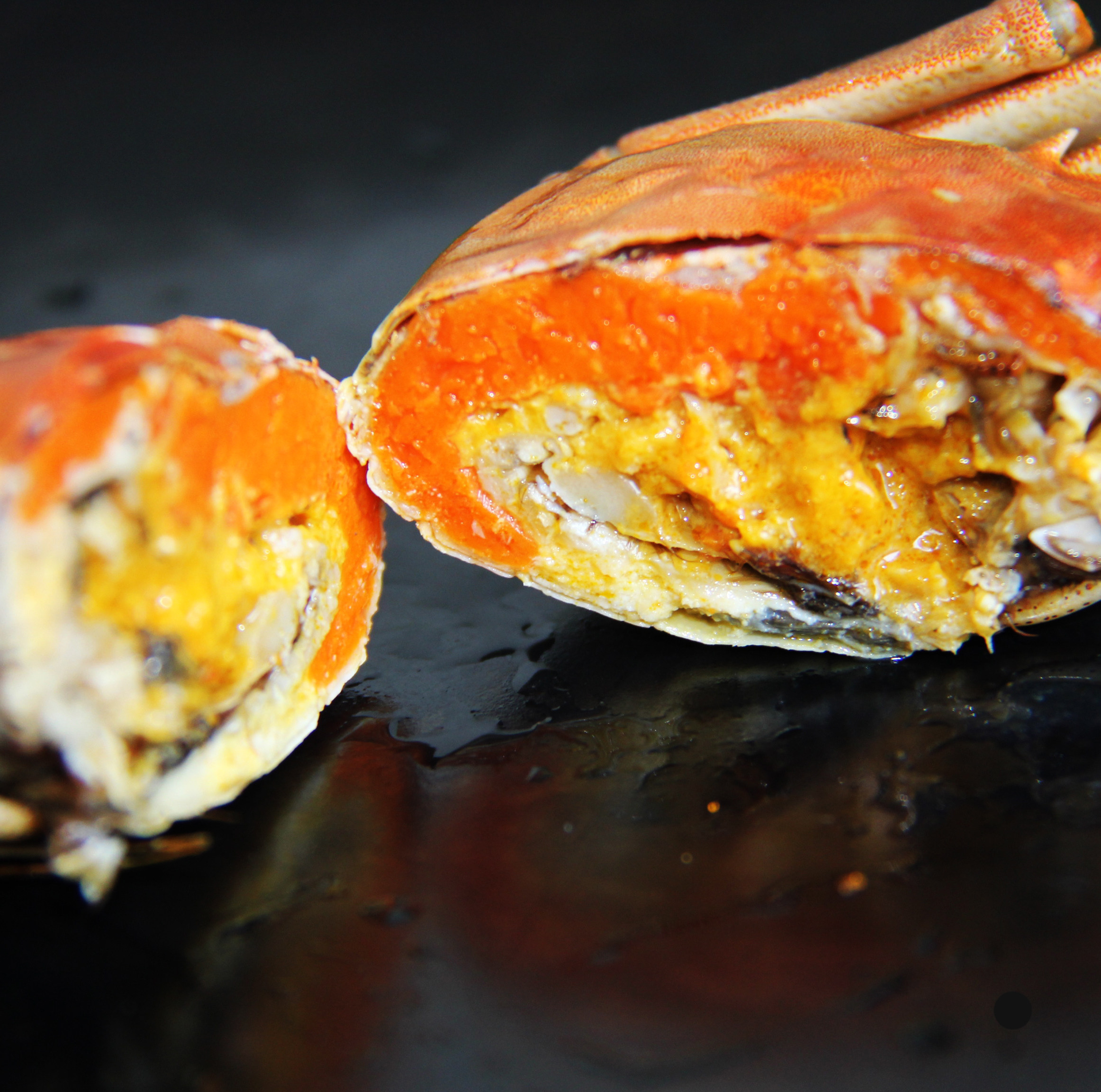 螃蟹6只全母花雕熟醉353两即食大闸蟹香辣海鲜蟹类制品