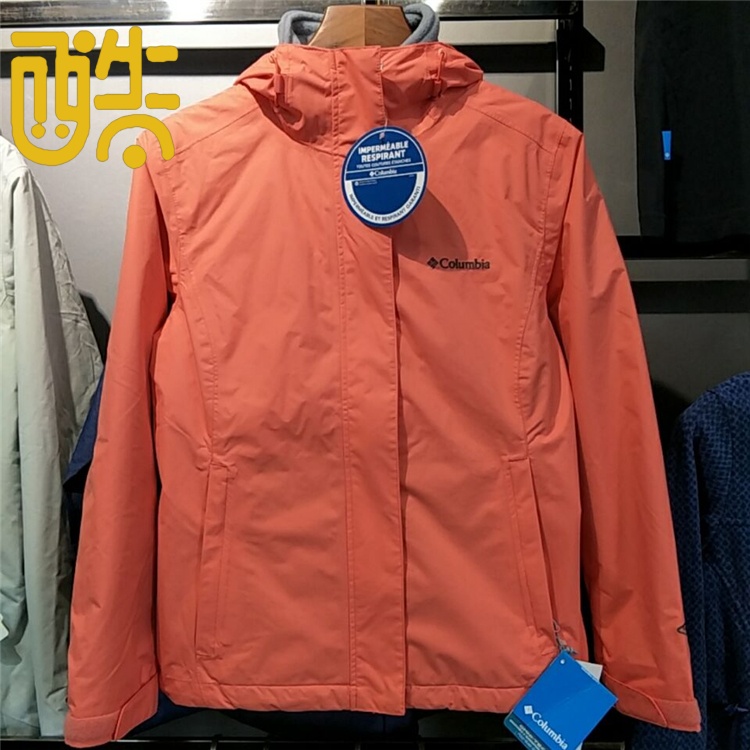 2020秋冬新款哥伦比亚女防水抓绒内胆保暖三合一女式软壳衣PL7202