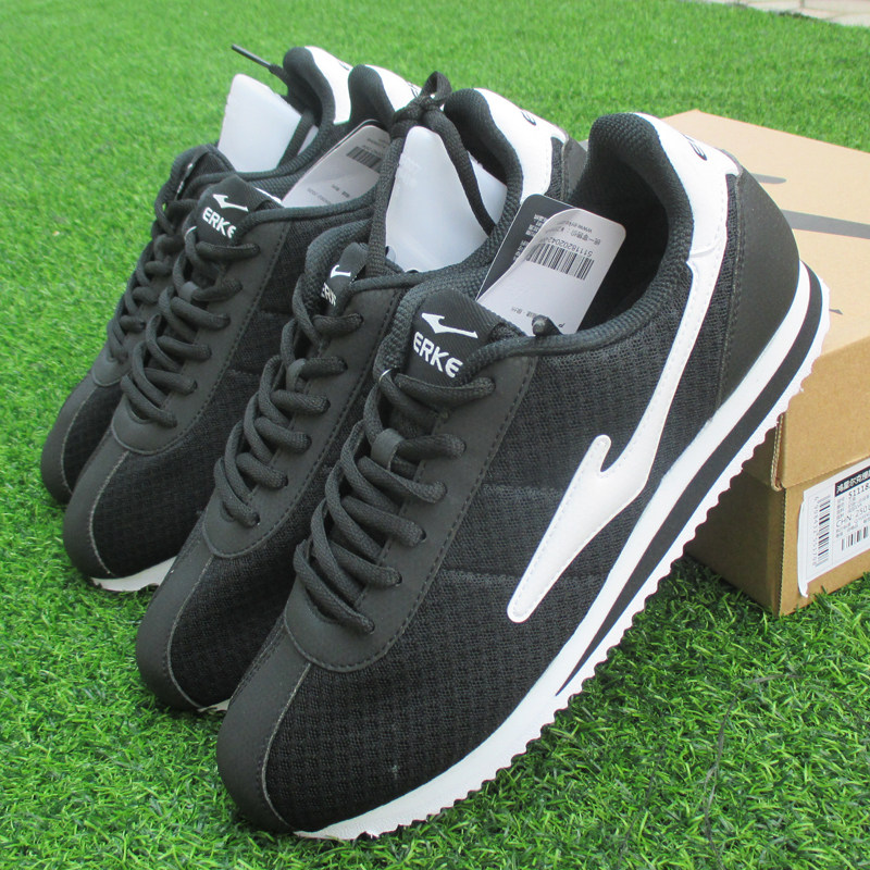 鸿星尔克男鞋2021冬季新款阿甘红色运动运动休闲休闲鞋运动休闲鞋