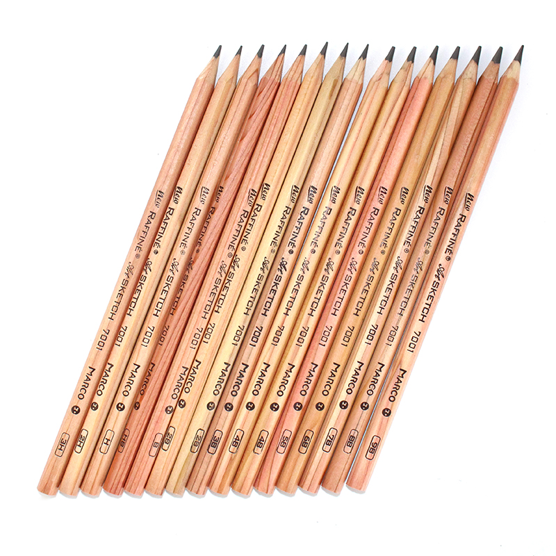 铅笔马可7001素描hb2b3b4b5b6b铅笔