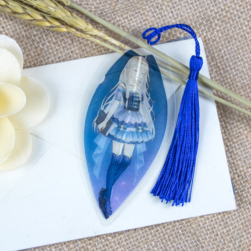 奇迹暖暖换装卡通动漫游戏人物周边公主装叶脉书签送女孩礼物文具