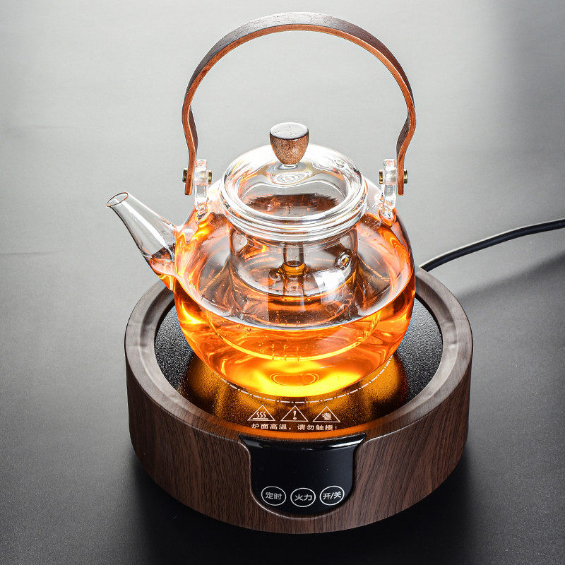 陶炉耐热玻璃煮茶花茶蒸茶烧水壶茶电茶炉大号茶壶