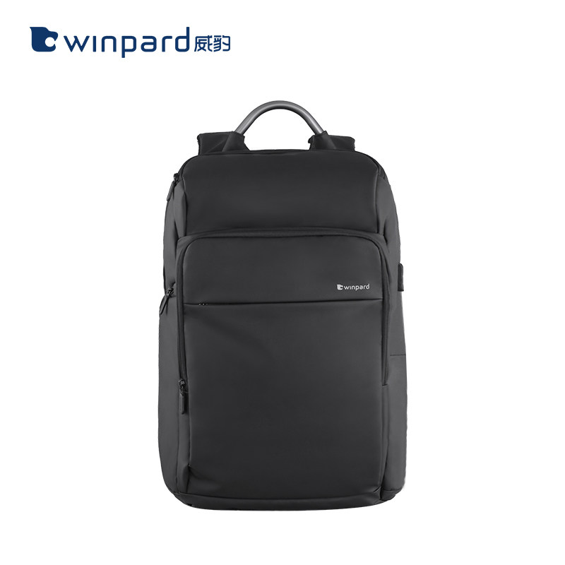 威豹大容量双肩包男士休闲商务泼水大学生电脑背包双肩背包