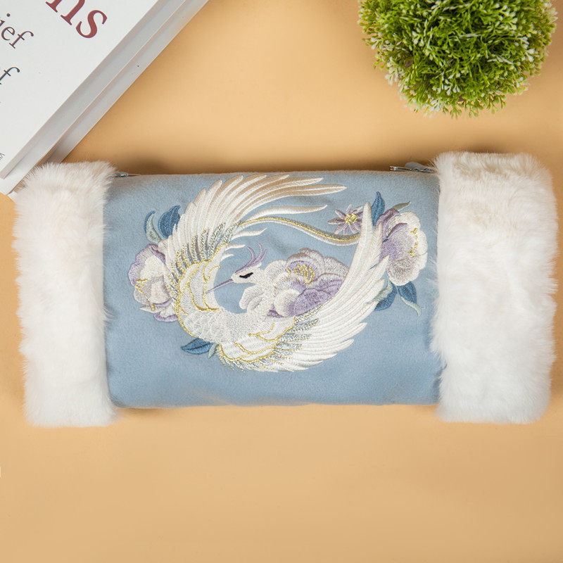 暖手暖袖袖手手抄汉服古风手套袖筒冬季加厚汉服