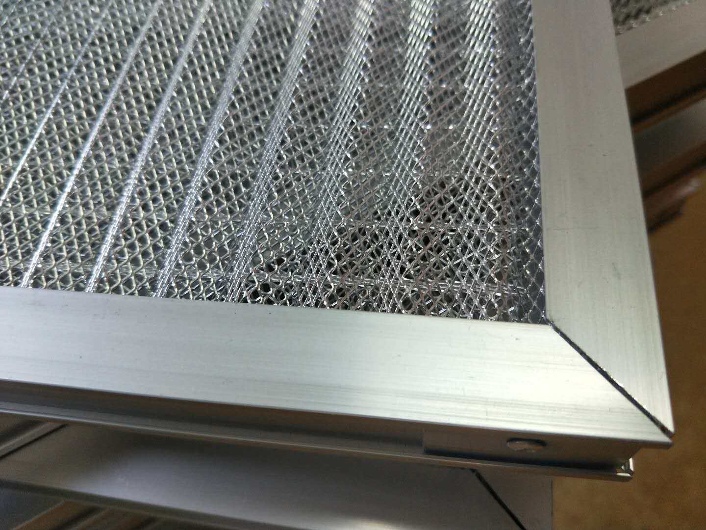 铝网多层波浪初效过滤器金属耐酸酸碱耐高温可洗分离设备