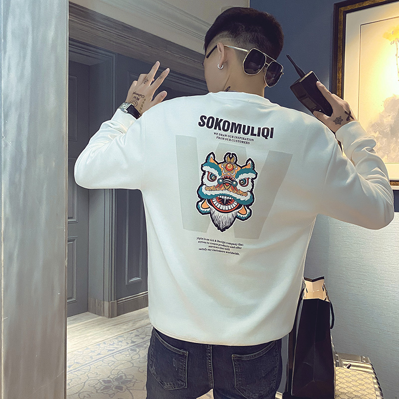 男生卫衣ins潮牌bf慵懒风秋装上衣潮流百搭外套2022新款时尚秋季