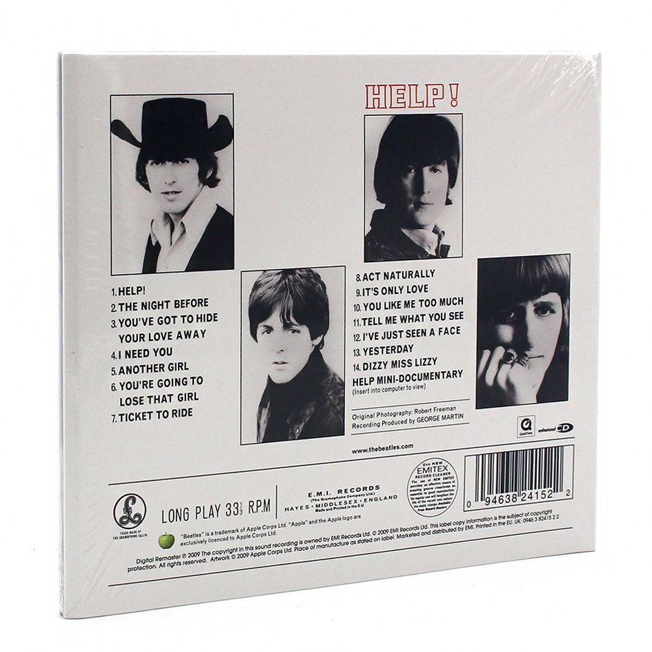乐队甲壳虫披头士thebeatleshelp原版进口cd专辑音乐cd
