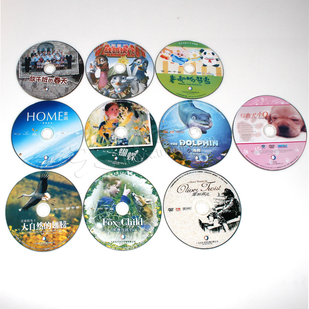 正版亲子大电影经典合集10dvd儿童励志英语英文动画电影光盘碟片