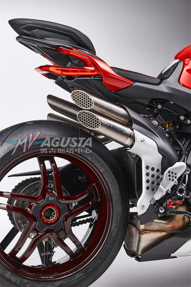奥古斯塔brutale1000rrrush1000原厂arrow钛合金排气摩托车排气管