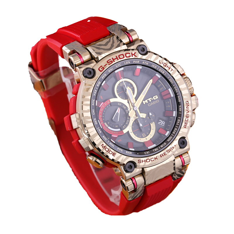 卡西欧mtg1000g-shock生肖虎年限定光能电波蓝牙手表日韩腕表