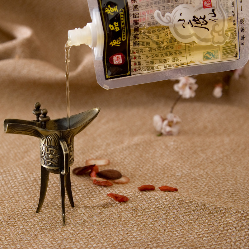 鹿品堂正品小鹿仙酒吉林梅花鹿鞭鹿茸酒泡酒50袋滋补保健酒男士