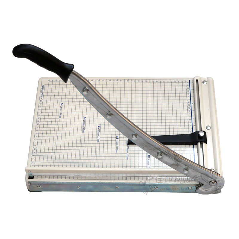 手动切纸机全钢底盘pvc切刀机切纸宽度40cm白卡切纸刀