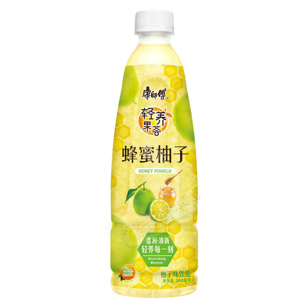 康师傅蜂蜜柚子茶500ml15瓶装整箱康师傅果味饮料芒果小酪包邮