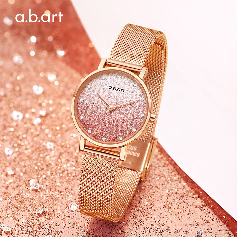 手表56mm纤薄abartins时尚石英腕表满天星礼物欧美腕表