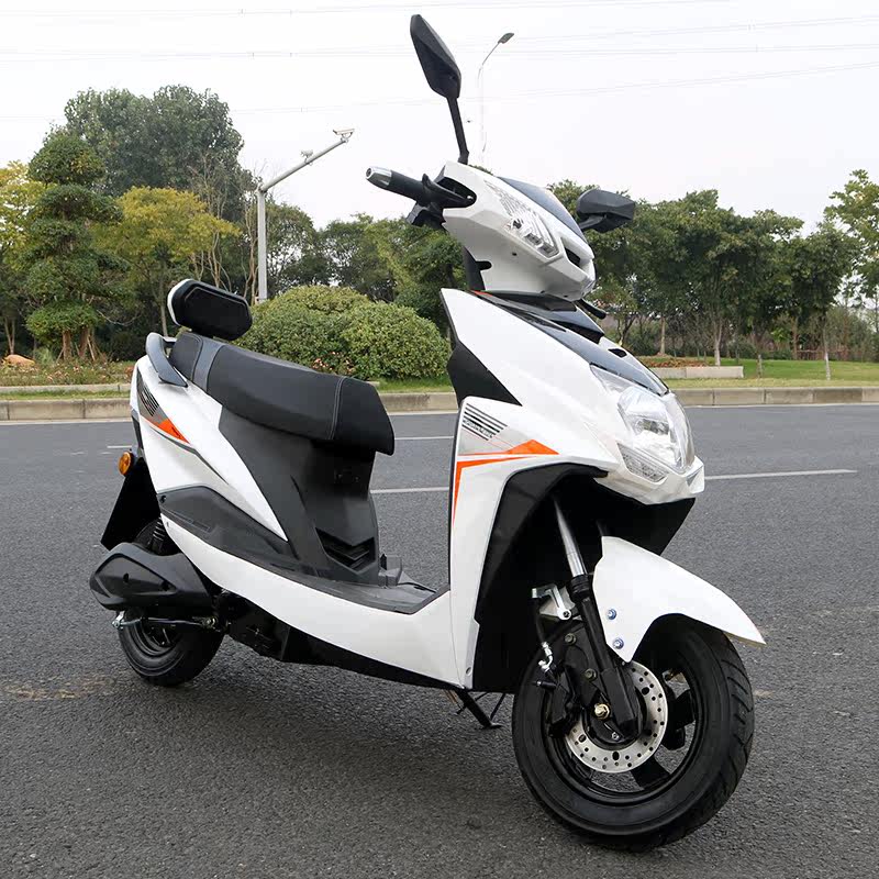 尚领电动车迅鹰电动摩托车60v72v小龟王鬼火智能电瓶车成人踏板车