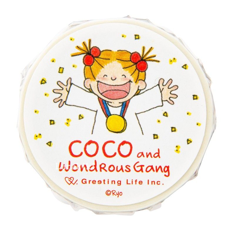 【扑扑啊】日本coco酱可爱女孩系列圆珠笔手账笔记本胶带记事本