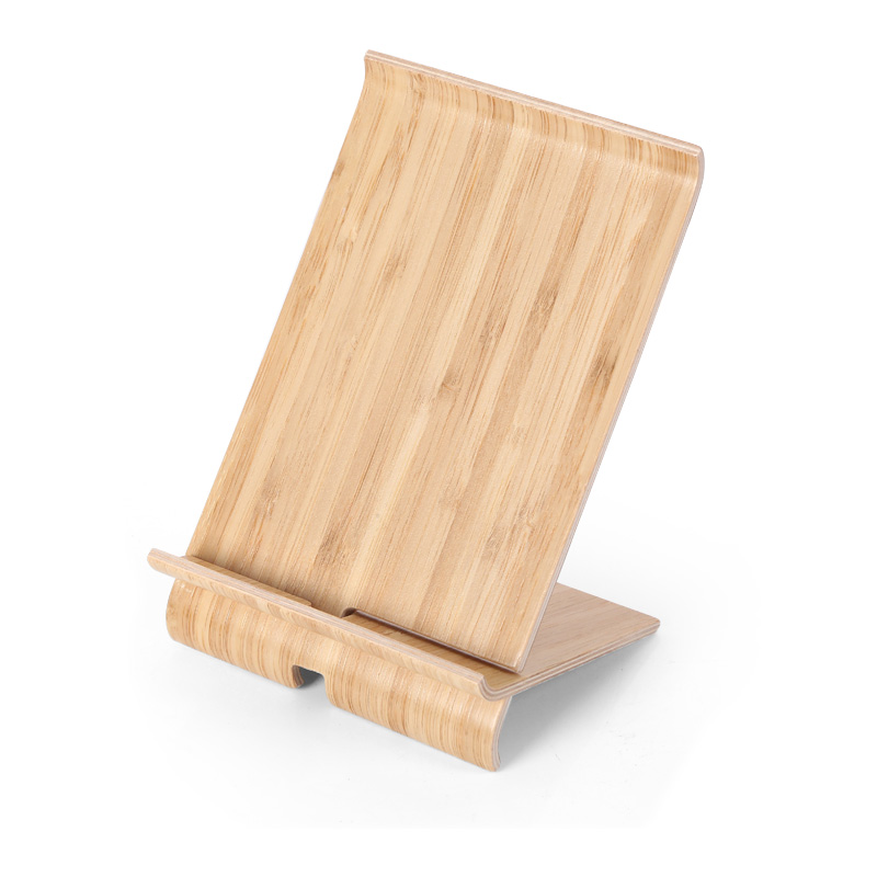 手机充电支架简约本色木质直播抖音创意桌面手机支架