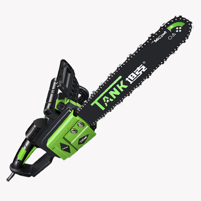 坦克手持电锯伐木据家用电链锯多功能链条锯砍树机大功率木工电动