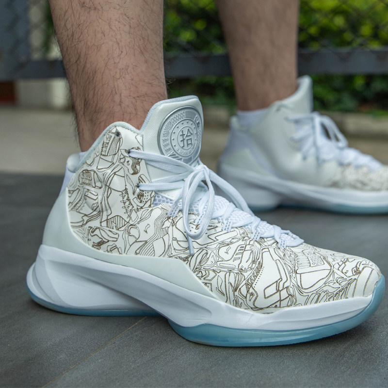 李宁驭帅10代高帮篮球鞋男镭射拾x黑色12白轩辕溯珀之心abal023