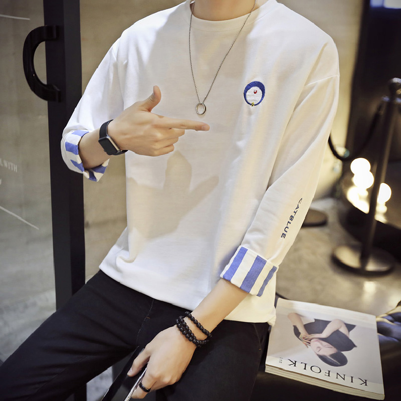 卫衣男春秋季男士长袖圆领衣服秋装T恤韩版潮流打底衫秋衣小衫