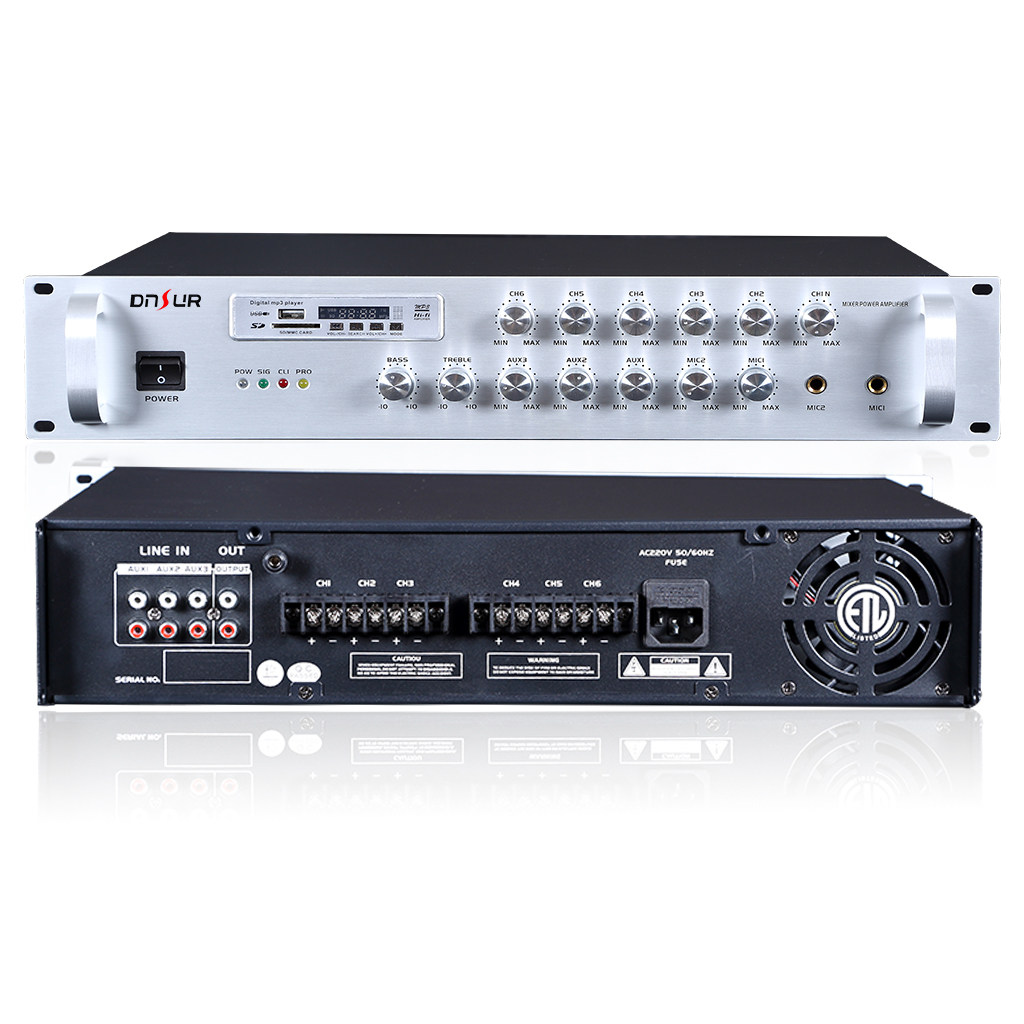 功放dnsur广播分区定压工程mp3无线蓝牙吸顶工程解决方案