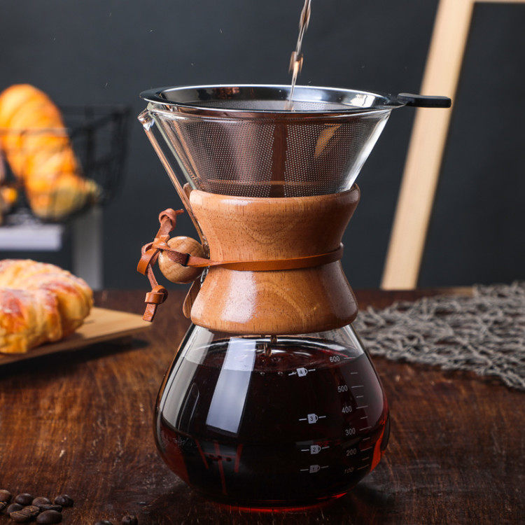 手冲咖啡壶滴漏复古套装家用美式浓缩咖啡过滤咖啡壶