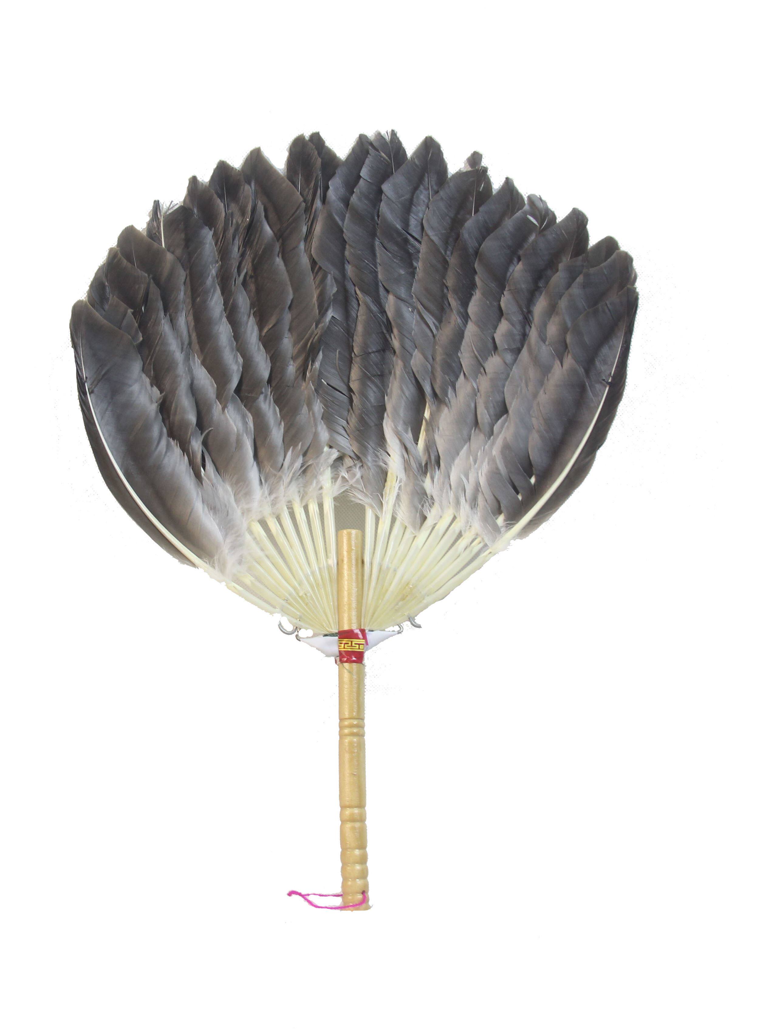 诸葛亮工艺宝宝纳凉羽毛孕妇炭炉孔明扇子茶道扇子