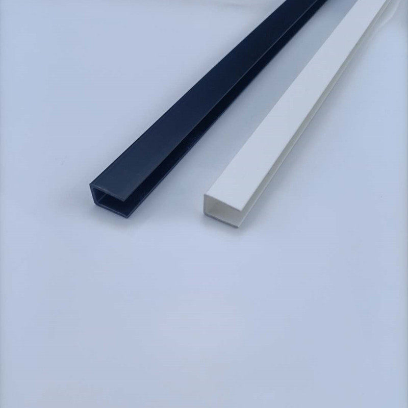 pvc8mm毫米黑色玻璃缸包边条塑胶鱼缸镜子边框直角桌面缸