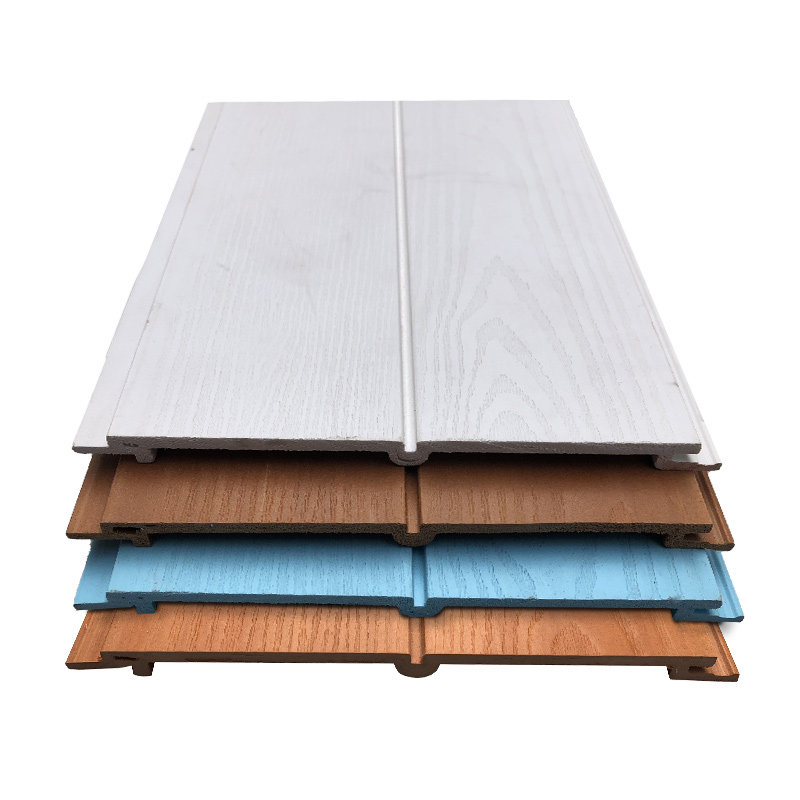 生态木双75浮雕板墙裙护墙板吊顶天花装饰板白色木纹pvc装修材料